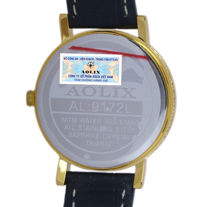 Đồng Hồ Nữ Dây Da Aolix AL-9172L Sapphire Chính Hãng