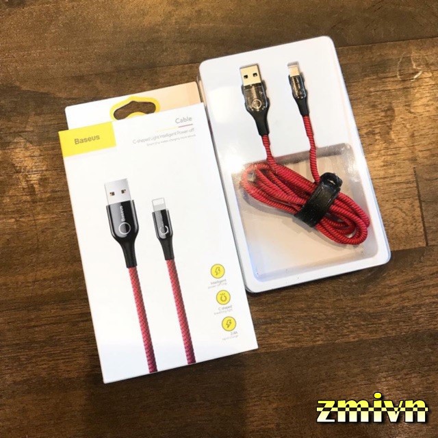 Cáp sạc nhanh thông minh IPHONE tự ngắt chính hãng Baseus