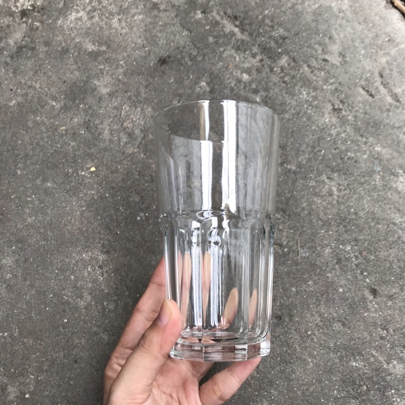 Bộ 6 Ly cà phê/đá xay/trà sữa khía đáy to 300ml/420ml rất đẹp