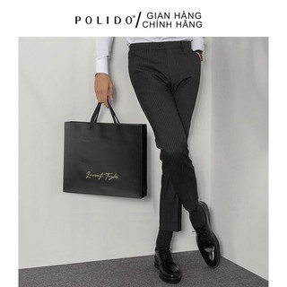 Quần Âu Nam Kẻ Sọc POLIDO Form Baggy Thoải Mái, Chất Vải Mềm Mịn - POLIDO Mall