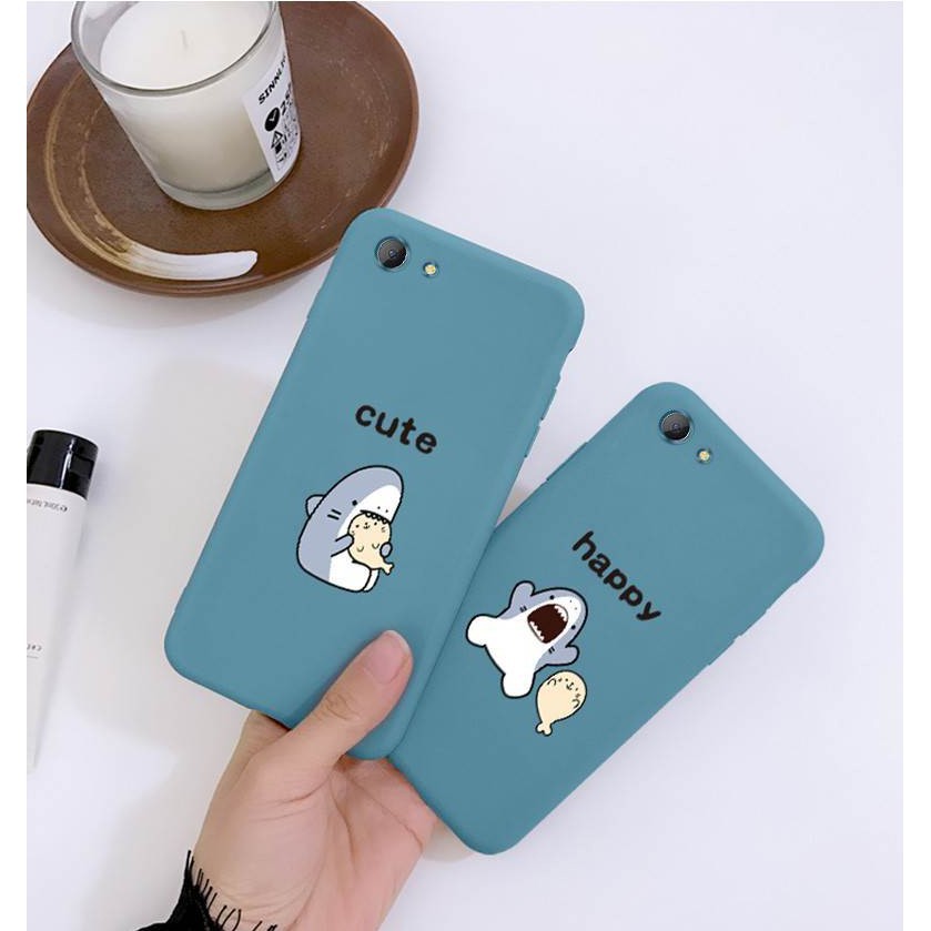 Ốp lưng iphone Cá mập đáng yêu TPU trơn dẻo mềm 5/5s/6/6plus/6s/6splus/7/7plus/8/8plus/x/xr/xs/11/12/pro/max/plus/promax | BigBuy360 - bigbuy360.vn