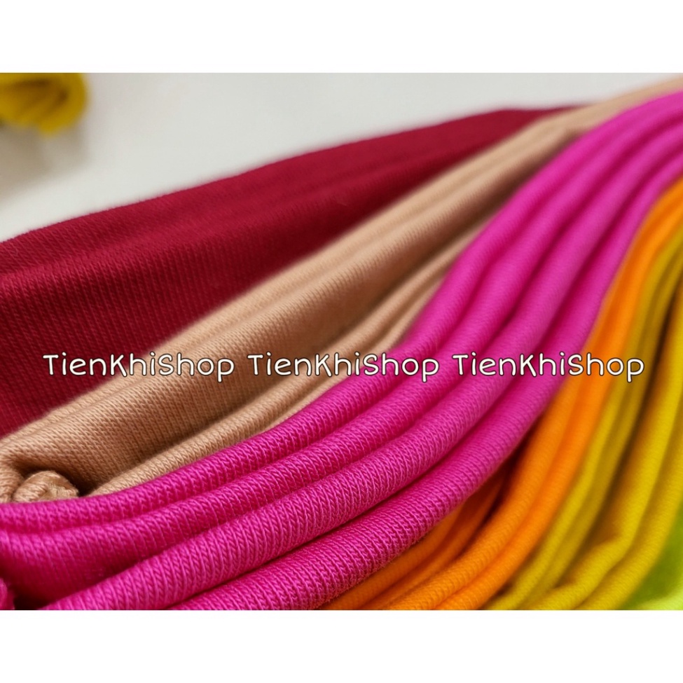Áo co dãn croptop cổ u rộng tay bó ngắn màu trơn ôm body UVTN BS32