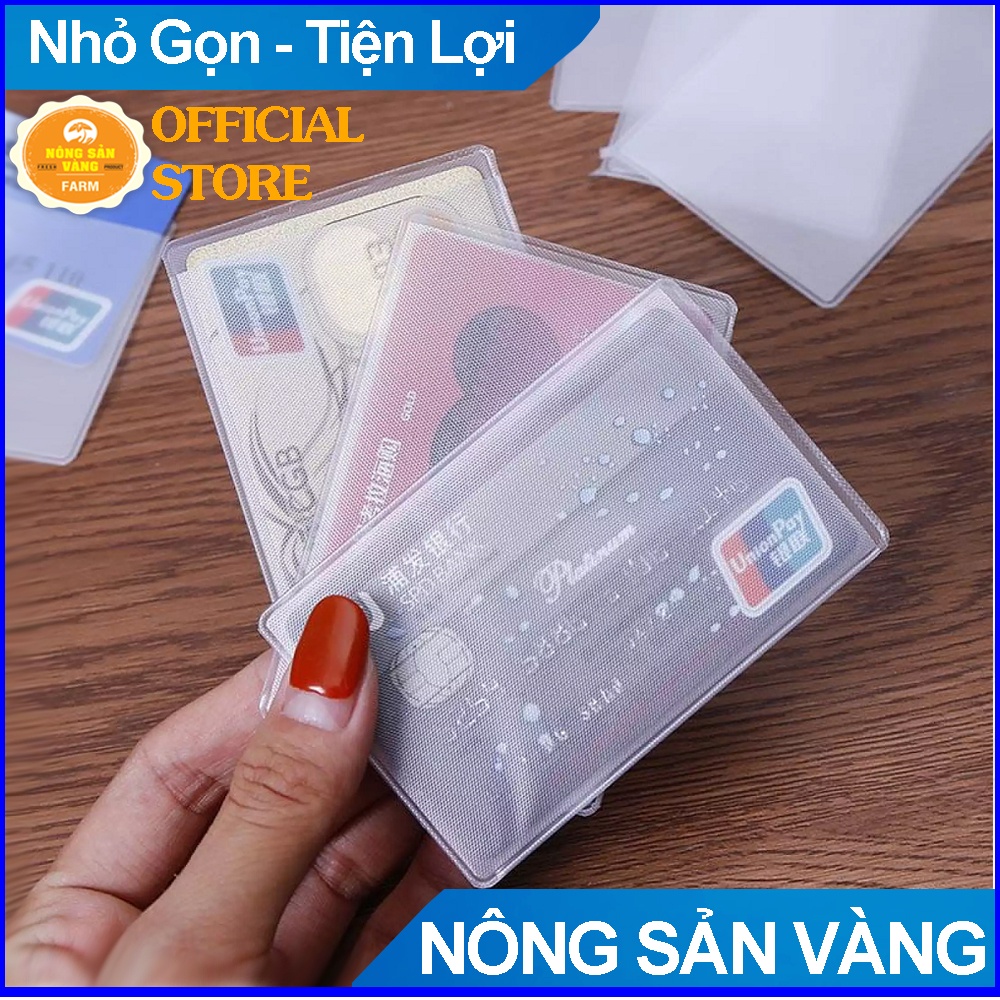 TÚI ĐỰNG ATM, CMND,CARD VISIT, BẰNG LÁI XE TRONG SUỐT TIỆN LỢI, TÚI Ví ĐỰNG BẢO VỆ CHỐNG XƯỚC NHỎ GỌN