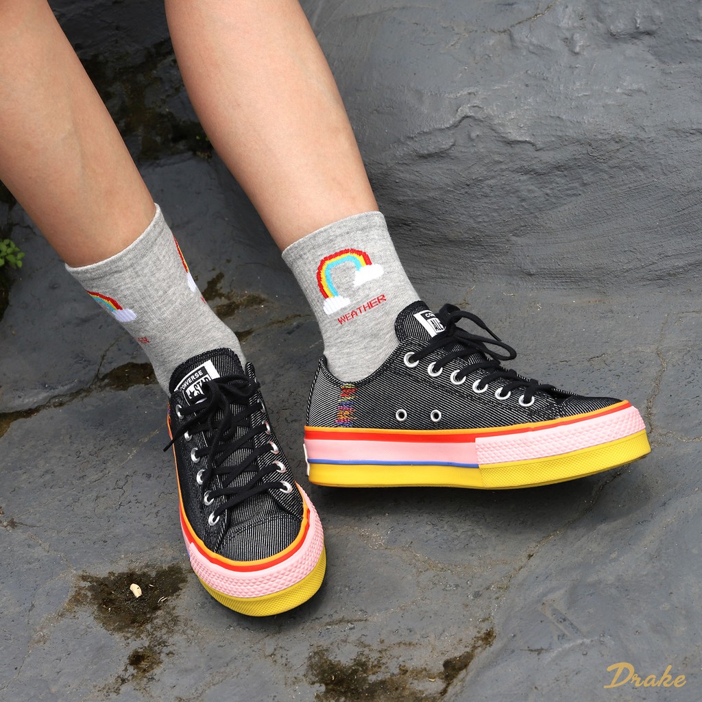 Giày sneakers Converse Chuck Taylor All Star Lift Rainbow 564994C