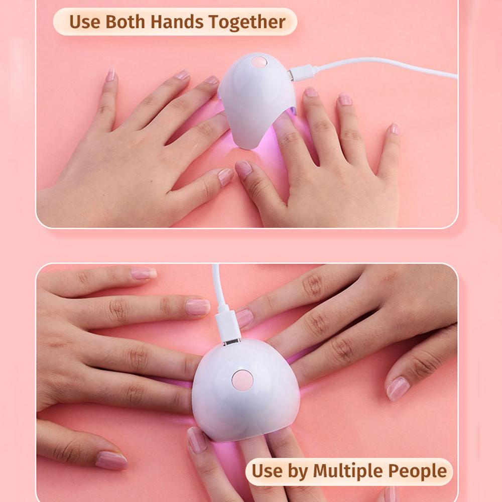 Đèn Sấy Khô Móng Tay 10W Sạc USB Nhanh Chóng Cho Nữ