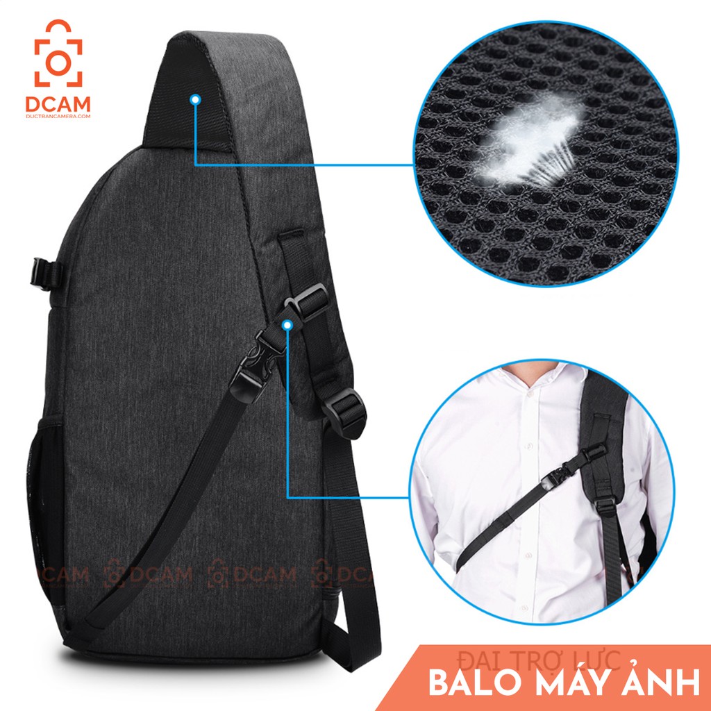 Balo máy ảnh Caden THAO TÁC NHANH - CHỐNG NƯỚC 100%