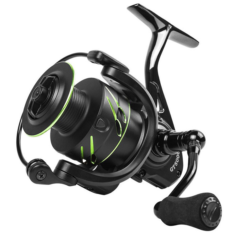 Máy Câu Cá Bằng Kim Loại 2000-7000 Màu Đen Và Xanh Lá 18kg