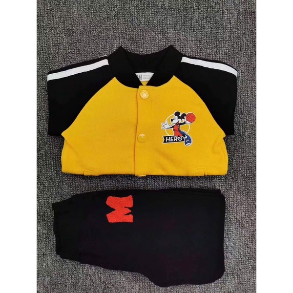 Bộ nỉ da ca Micky HM xuất bé trai