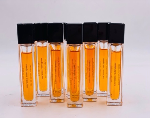Nước hoa Nữ Narciso Amber Musc 10ml hương phương Đông - Tông mùi của hổ phách và hoắc hương