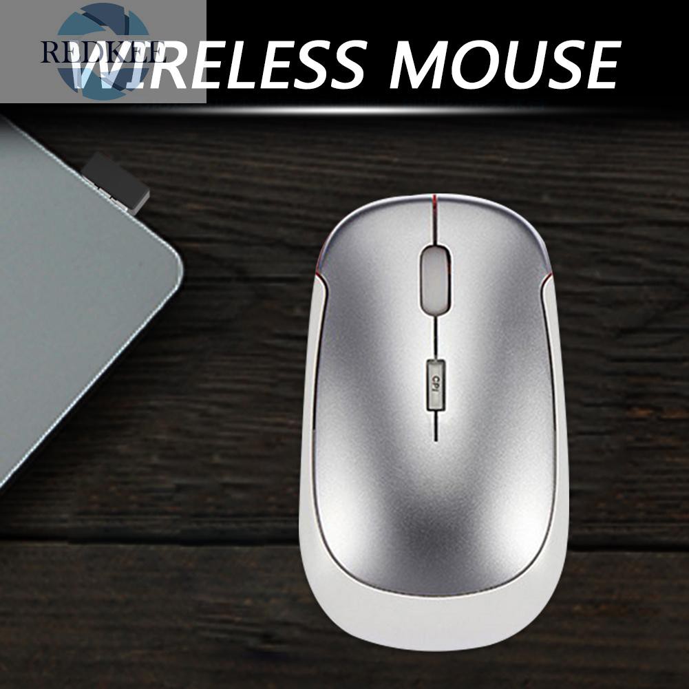 Chuột Quang Không Dây Redkee Siêu Mỏng 2.4ghz 1600 Dpi