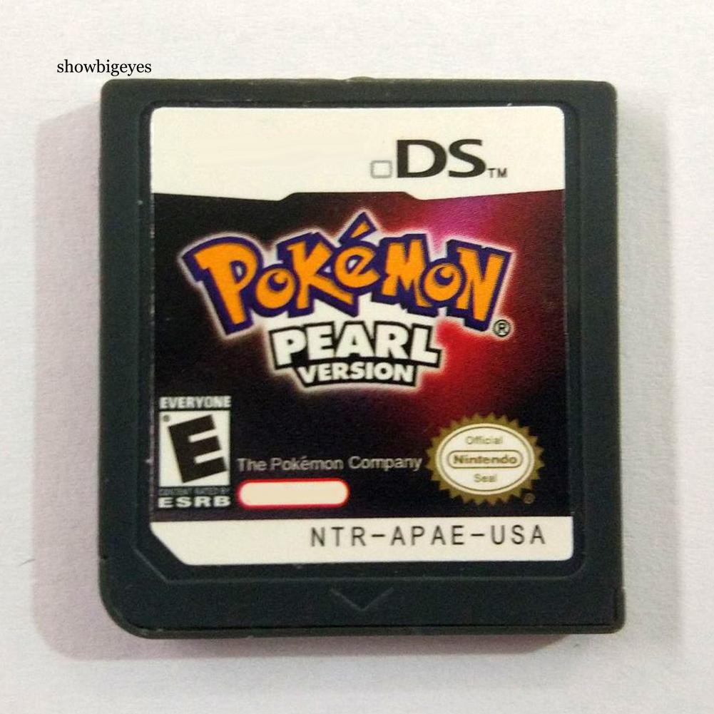 Thẻ game Pokemon Platinum / Pearl / kim cương cho Nintendo 3DS NDSI NDS