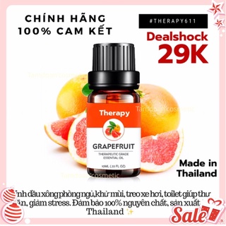 Tinh dầu nguyên chất bưởi ngọt therapy grapefruit 10ml