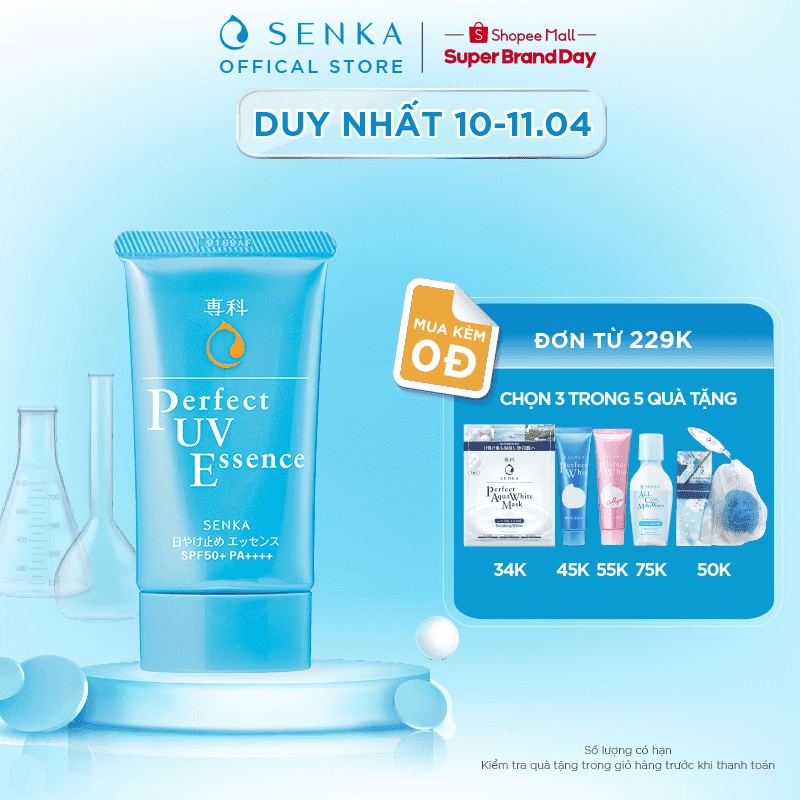 Tinh chất chống nắng Senka Perfect UV Essence 50g