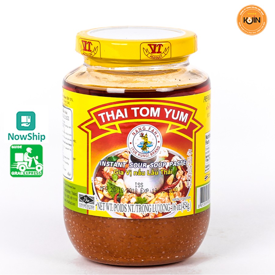 Gia Vị Lẩu Thái Tom Yum Paste 454g Thùng 24 Lọ Hàng Nhập Khẩu Thái Lan