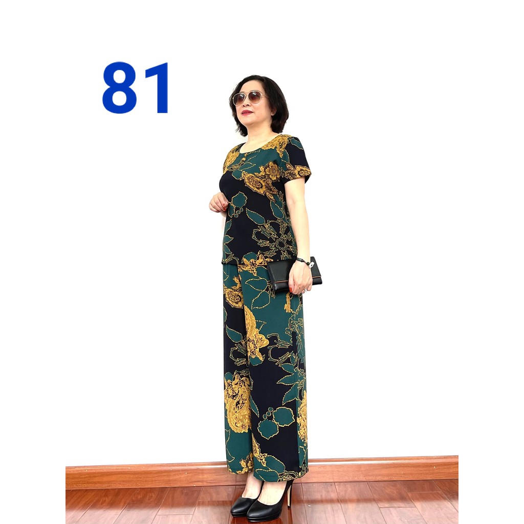 [Xả Hàng] Đồ bộ trung niên cao cấp 2021 - lụa hàn châu siêu mềm, siêu mát - Sang Trọng dánh cho Quý Bà - Laddy_Store