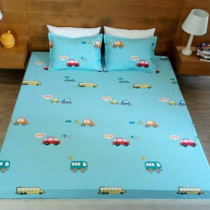 Ga  chống thấm GOODMAMA 100% vải cotton thoáng mát cho bé