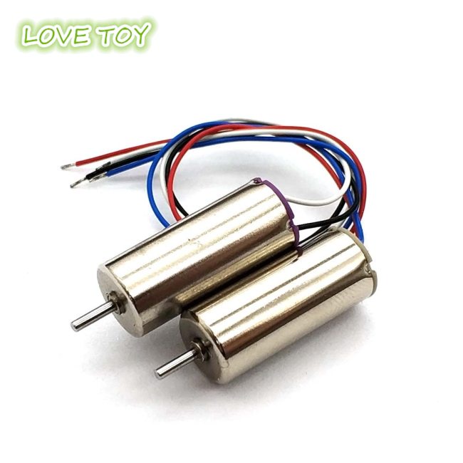 1 Cặp Động Cơ Không Lõi 8520 4.2V 58000RPM Cho Máy Bay Điều Khiển Từ Xa Đường Kính 1.1mm