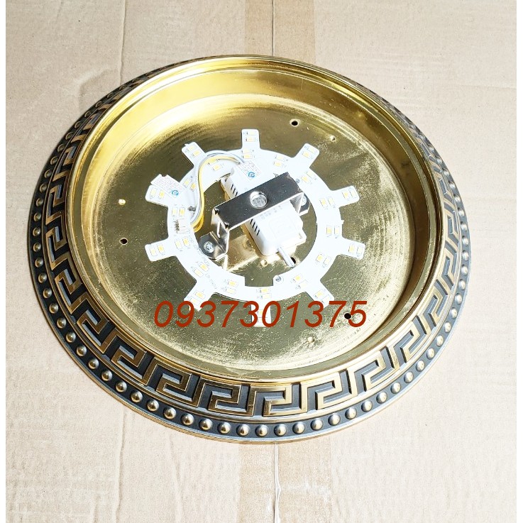 Đèn Ốp Trần Trang Trí Y013 Đường Kính D320mm Đèn Led 3 Chế Độ Ánh Sáng - Bảo Hành 2 Năm