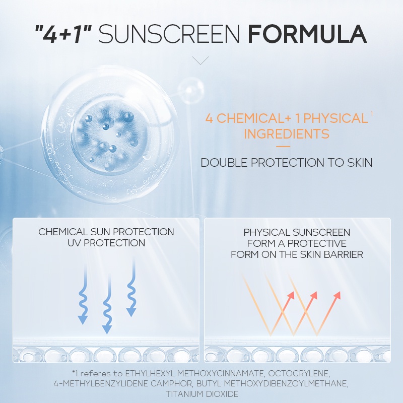 Kem Chống Nắng LAIKOU SPF50 PA + + + Làm Sáng Tông Màu Da 8g