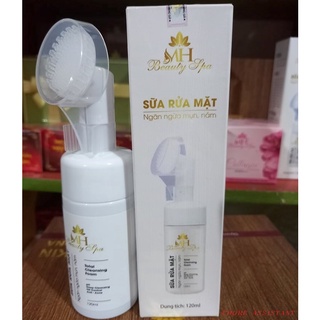 Sữa rửa mặt mh beauty spa 120ml - ngăn ngừa mụn và nám _ chính hãng