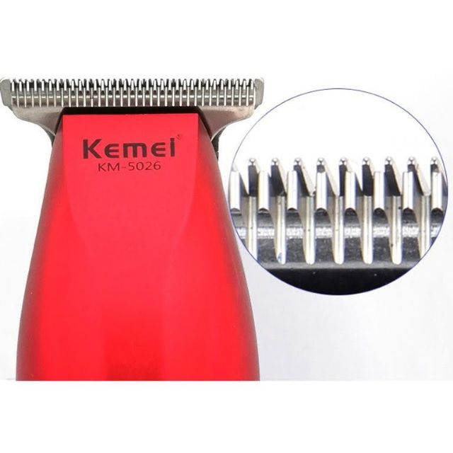 Tông Đơ Cạo Viền Siêu Nét Kemei Km-5026, Tông Đơ Chấn Viền Barber Cao Cấp. BH 6t