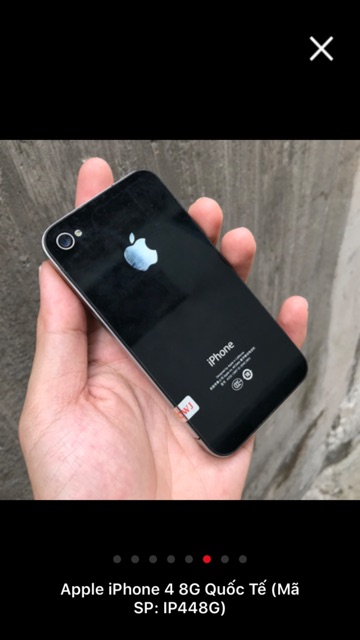 Điện thoại iPhone 4 -16GB . Máy QT đã tải ứng dụng . Giá cho người nghèo có iPhone