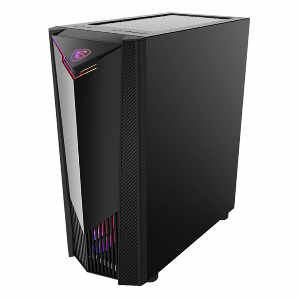 Vỏ Case Máy Tính MSI MAG SHIELD 110R (Mid Tower/Màu Đen/ Kèm 2 Fan )