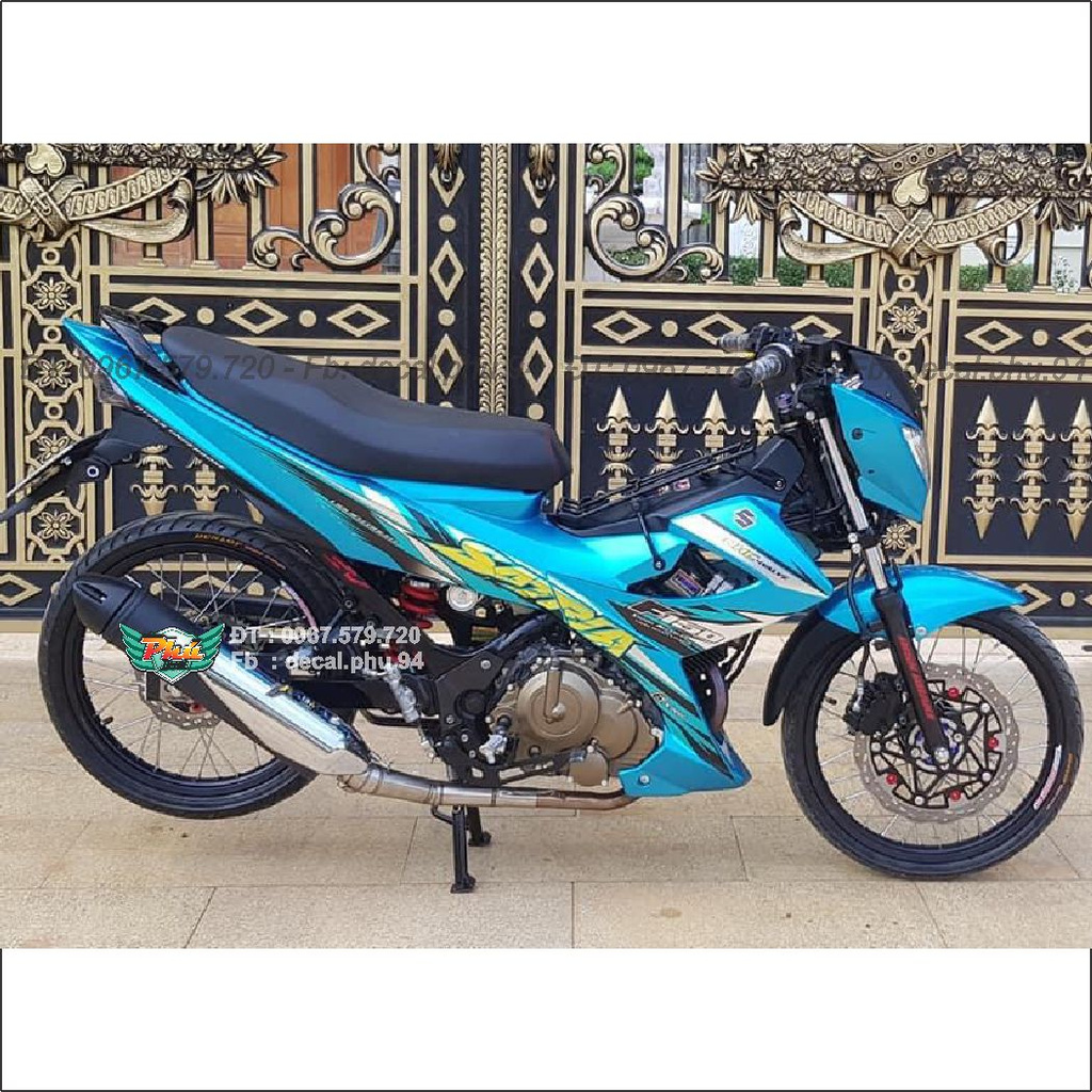 Tem Rời Satria Xanh đen (J)