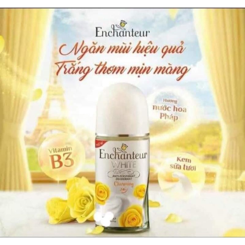Lăn khử mùi Enchanter vàng trọng lượng 50ml