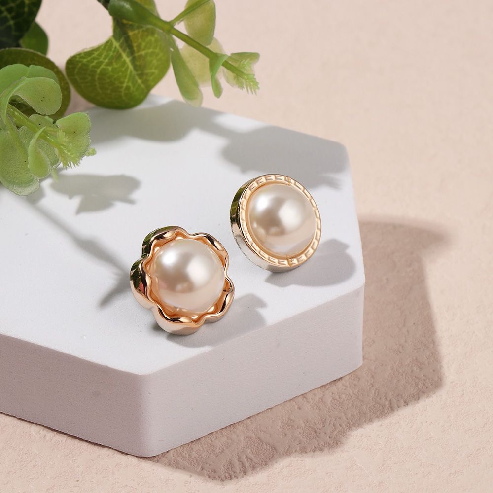 Set 6 nút áo khoác không đường may có thể tháo rời thời trang tùy chọn kiểu dáng