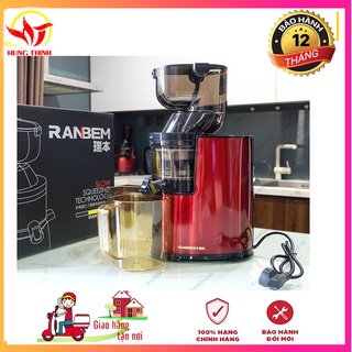 [Mã ELHA22 giảm 6% đơn 300K] Máy ép trái cây tốc độ chậm cao cấp, bản đặc biệt RANBEM 615 - BẢO HÀNH 12 tháng