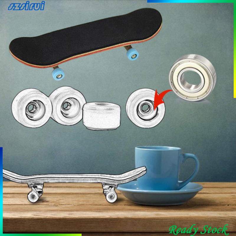 [Ready Stock]Finger Skateboard 9.6cm Mini Fingerboard Fingerboards Party Favor Child Gift