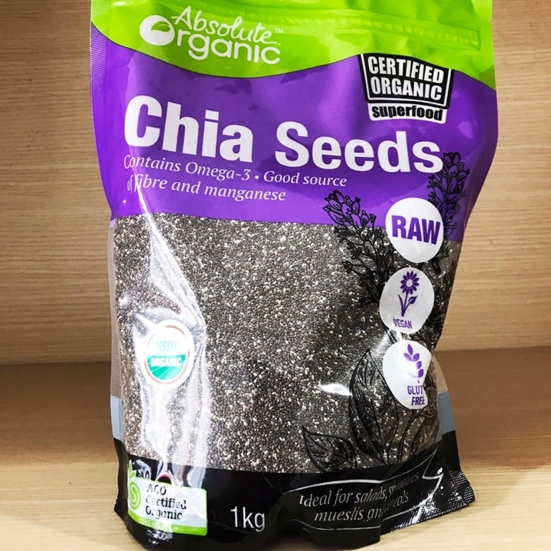 HẠT CHIA ÚC TÍM 20-25G (từ túi 500G) ~20 bát ăn