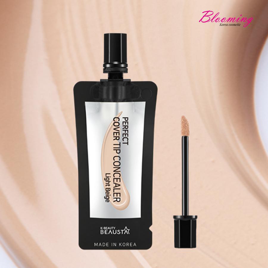 Kem che khuyết điểm Beausta-Perfect Cover Tip Concealer Light Beige 4ml