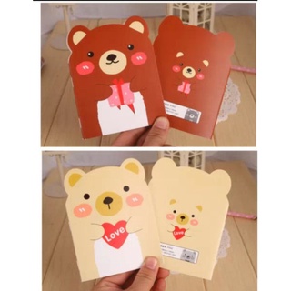 10 Sổ Gấu - Sổ Tay Ghi Chép Mini 40page (Hình siêu cute)
