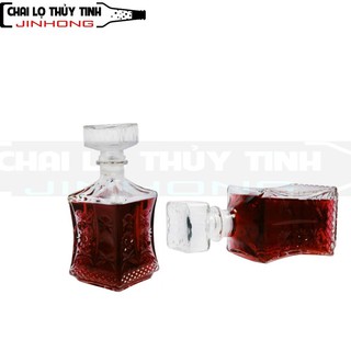 Bình đựng rượu ngâm sâm thuỷ tinh 750ml - br05