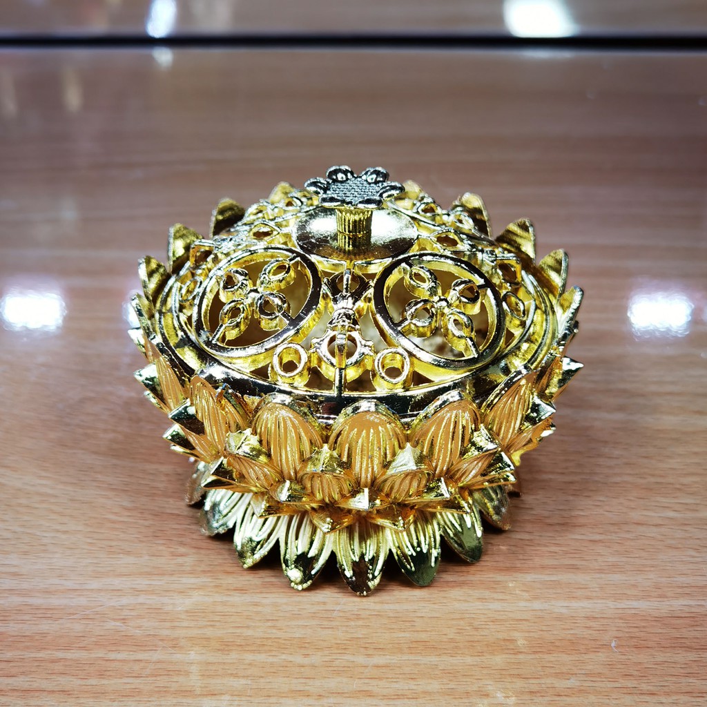 Lư Xông trầm Hương , Xông Trầm Kim Loại , Hợp Kim ( Vật Phẩm Phong Thủy) - Phật Giáo Tường Thuận