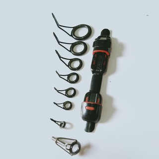 combo bộ pass cần câu với 7 khoen và đầu bu--bộ khoen pát đầu bu cần câu cá như hình