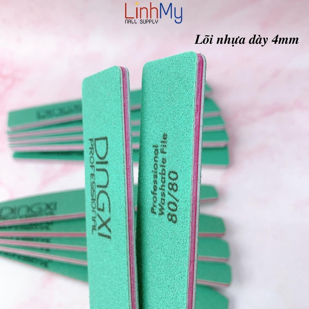 Dũa Dingxi Da Bò Xanh Chuyên Phá Gel Phá Bột Độ Nhám 80