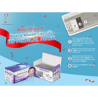 Khẩu trang y tế 4 lớp kháng khuẩn