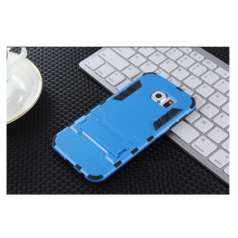 Ốp lưng Samsung Galaxy S6 Edge Plus chống sốc Iron man có chân dựng máy