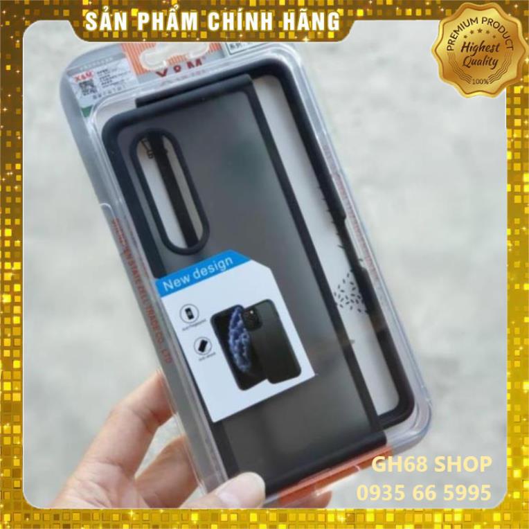 Ốp Lưng X&amp;M nhám viền dẻo cho Samsung Z Fold 3 5G chống sốc siêu đẹp.