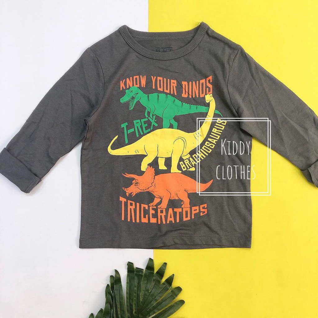 Áo tay dài cotton xuất dư bé trai hình in nhiều mẫu/Áo thun tay dài bé trai chất cotton dư xịn