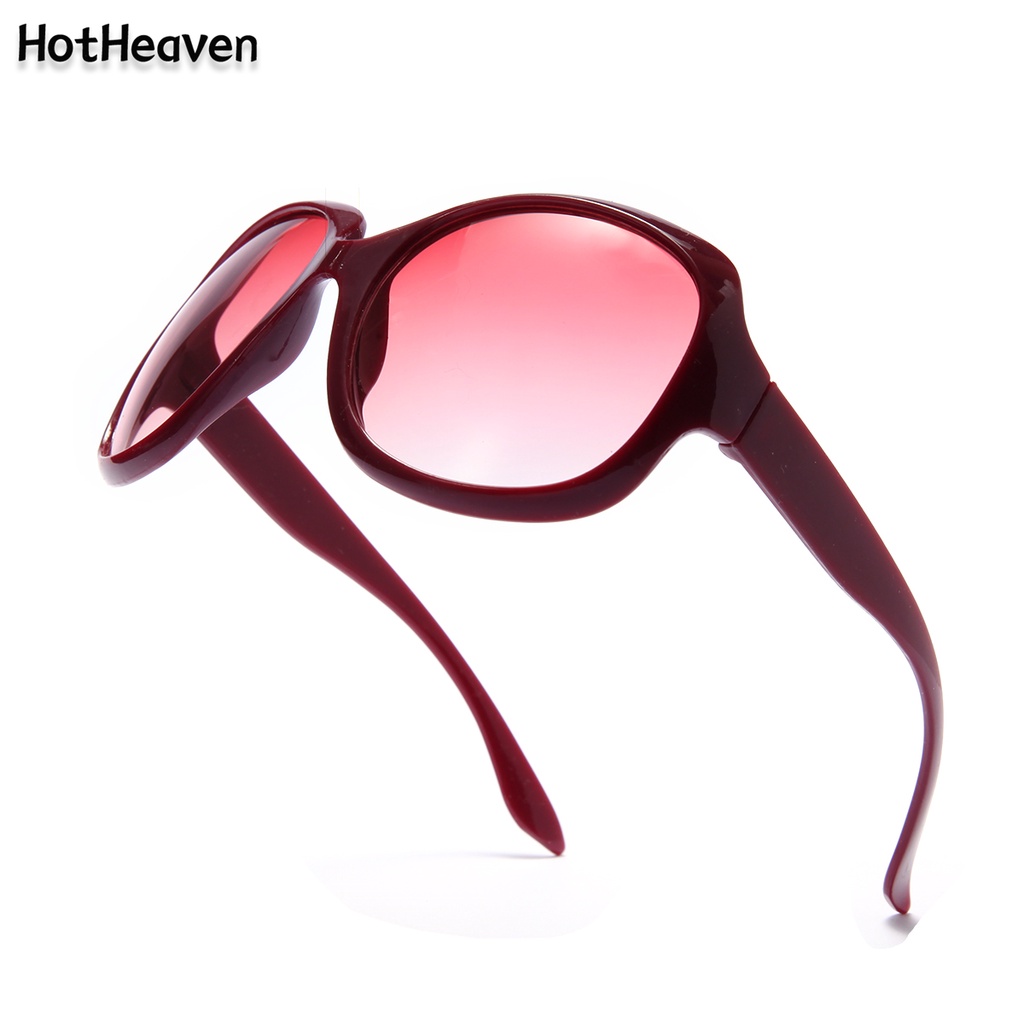 Kính Mát Gọng Oval Lớn Chống Tia UV400 Thời Trang 2 Kiểu Cho Nam &amp; Nữ