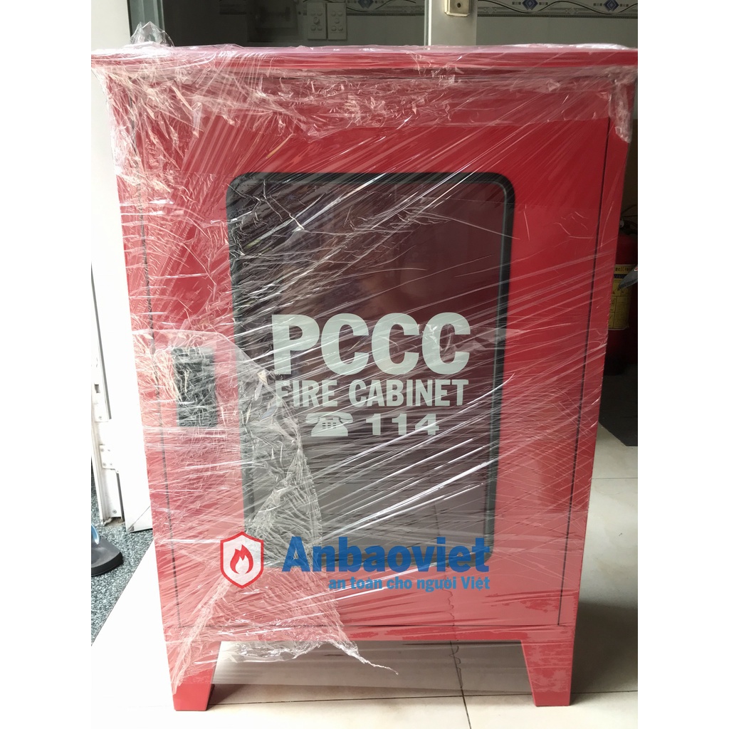 Tủ đựng thiết bị PCCC  bằng sắt ngoài trời có máy che