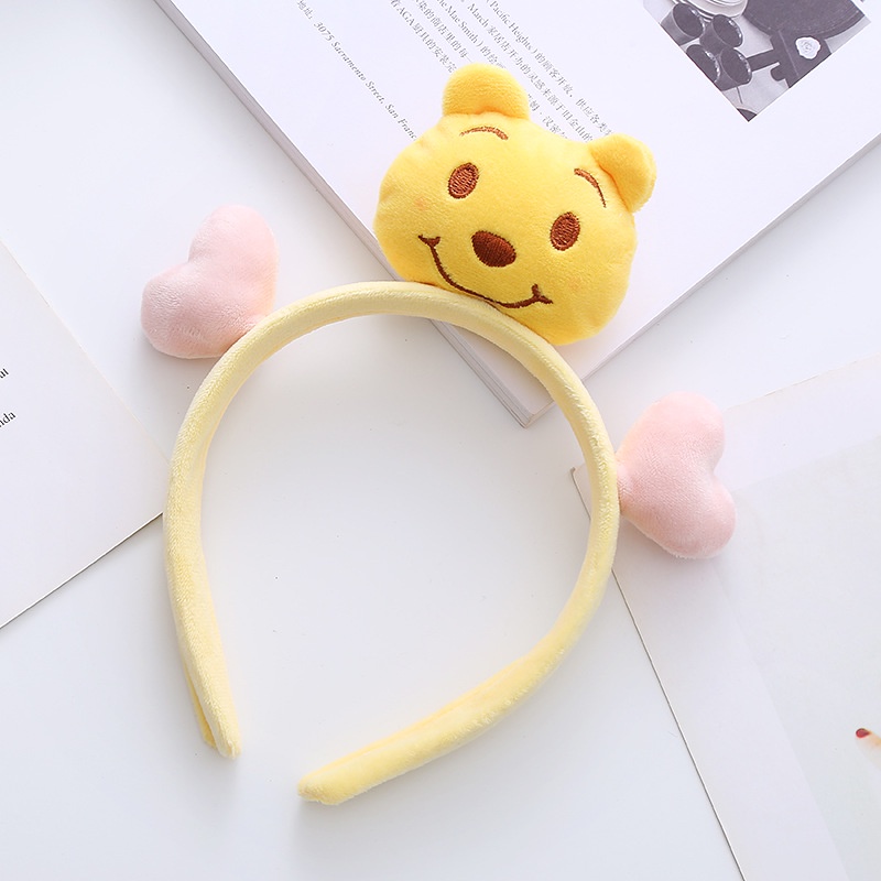 Băng Đô Cài Tóc Rửa Mặt Hình Chú Gấu / Dâu Tây Dễ Thương Thời Trang 2022 Cho Bạn Gái