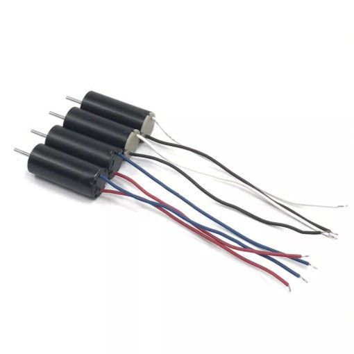 2 Motor coreless 716 loại xịn, trục 0.8mm, DC 3.7V 50000RPM