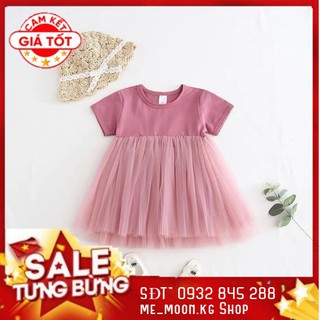 {Quảng Châu} Váy Công Chúa Đáp Ren Cho Bé Gái 12-18kg