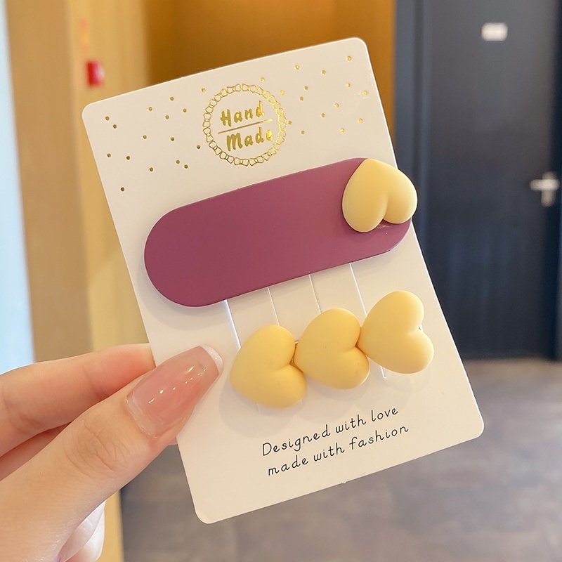 Kẹp Tóc Cỡ Nhỏ Màu Sắc Dễ Thương Phong Cách Nhật Bản Cho Nữ