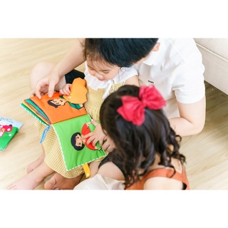 SÁCH VẢI CHỦ ĐỀ CHO BÉ - kích thích đa giác quan
